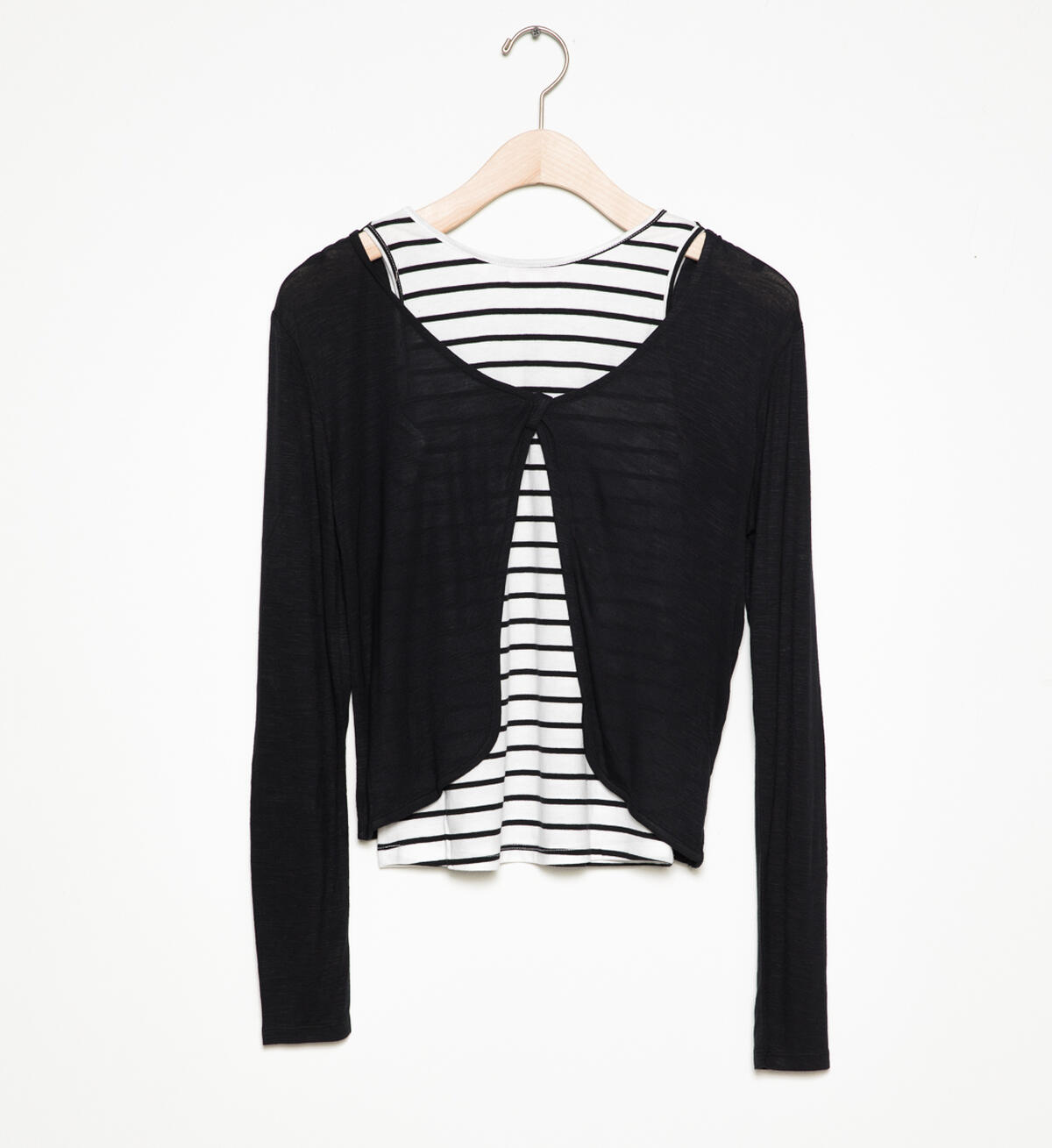 Long-Sleeve Layered Top (4-7), , hi-res image number 0
